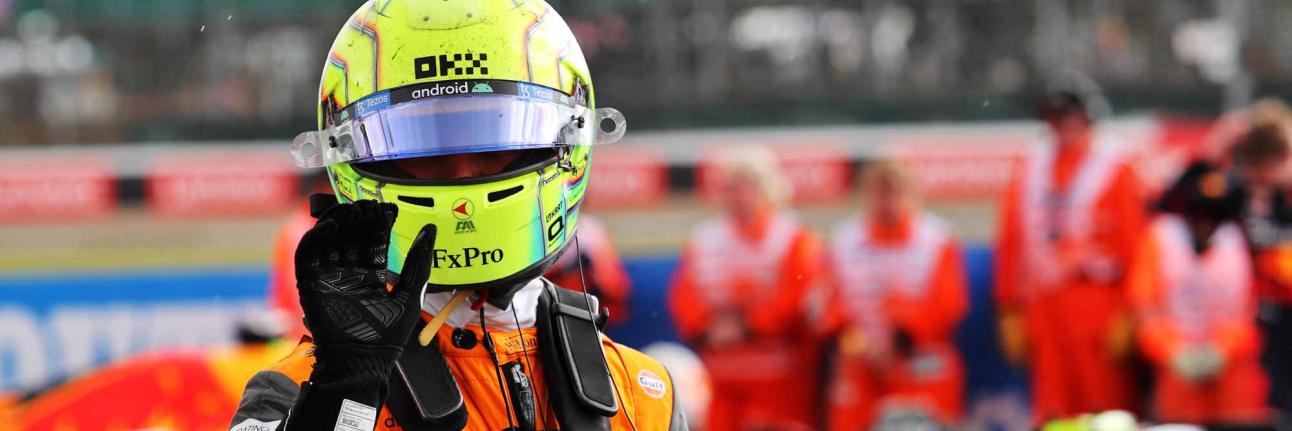 Lando norris sales crash helmet